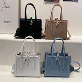 Women Nude Handbag PU Leather Small Totes Chain Shoulder Bags