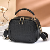 Autumn Plaid Small Square Shoulder Bag