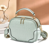 Autumn Plaid Small Square Shoulder Bag