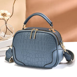 Autumn Plaid Small Square Shoulder Bag