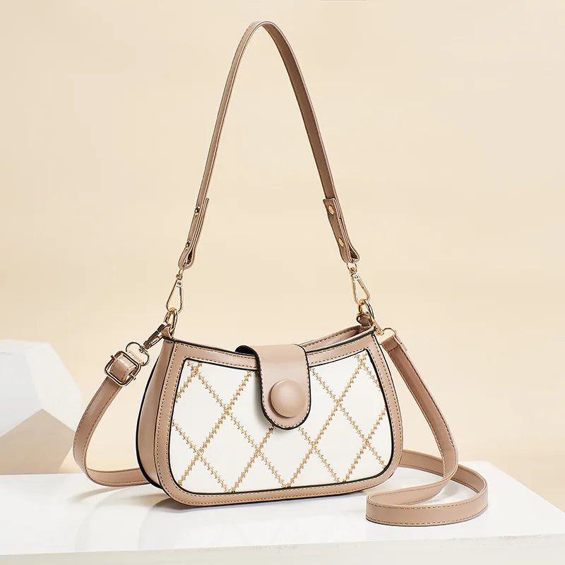 Rhombus Women's Bag Portable One-shoulder Messenger Bag Women