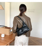 Women's Small Tote Clutch Handbag PU Leather Shoulder Bag