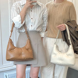 Women's Small Tote Clutch Handbag PU Leather Shoulder Bag
