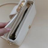 Women's Small Square Shoulder Bag Pu Leather Female Messenger Bags