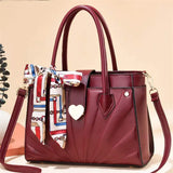 Fashionable One-shoulder Messenger Bag Women High-quality Pu Handbag