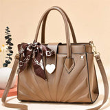 Fashionable One-shoulder Messenger Bag Women High-quality Pu Handbag