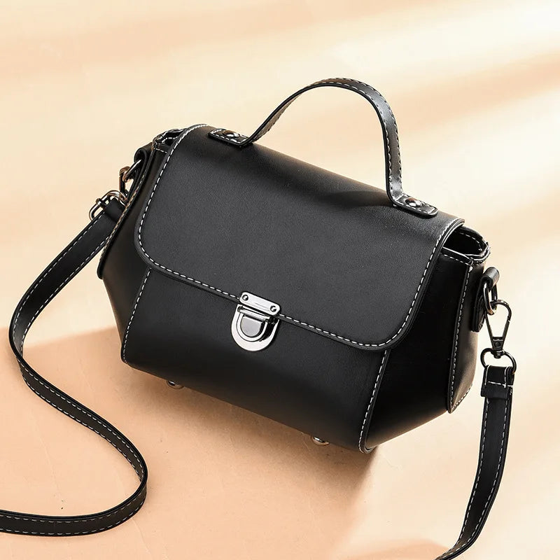 Retro Mini Messenger Bag for Women