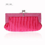 Long Evening Dress Bag Beaded Handbag Easy to Match Banquet Bag