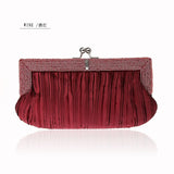 Long Evening Dress Bag Beaded Handbag Easy to Match Banquet Bag