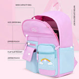 Girls Lightweight Waterproof Elementary School Backpack