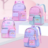 Girls Lightweight Waterproof Elementary School Backpack