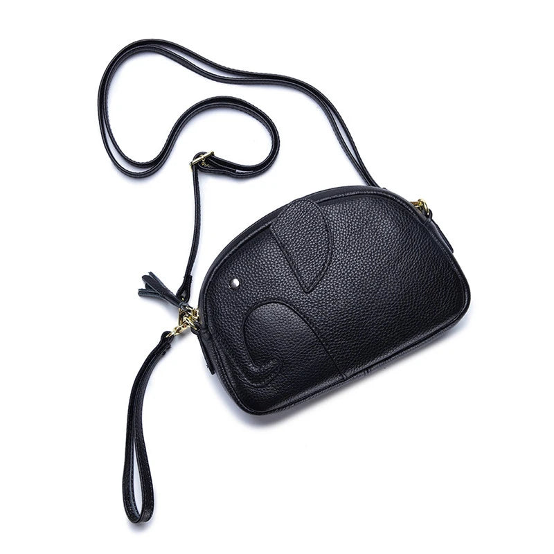 Elephant Small Shoulder Girl Messenger Bag Female Top Layers Handbags Crossbody