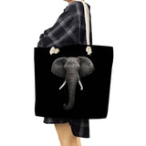 Elephant Tote Bags Animal Printing Handbags For Women Casual