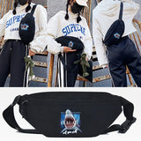 Elk Print Waist Bags Outdoor Travel Crossbody Shoulder Bag