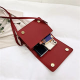 Embossed Flap Crossbody Bag Mini Handbag for Women