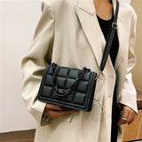 Embossed Flap Crossbody Bag Mini Handbag for Women