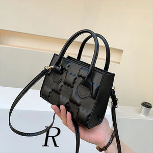 Embossed Leather Crossbody Bags Women Versatile Messenger Bags