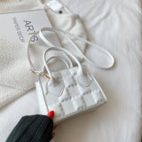 Embossed Leather Crossbody Bags Women Versatile Messenger Bags