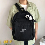 Embriodery Harajuku Backpacks All-match Couples School Book Japan Preppy Ins