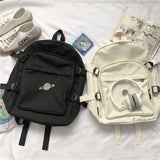Embriodery Harajuku Backpacks All-match Couples School Book Japan Preppy Ins