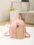 Embroidered Backpack Ladies Travel Bag Small Mini Backpack