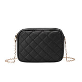 Embroidered Cosmetic Bag Ladies Handbag Fresh Sweet Camera Lingge Chain Shoulder