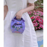 Embroidered Eco-friendly Hawaiian Vacation Mini Bag Tote Bag