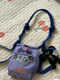 Embroidered Eco-friendly Hawaiian Vacation Mini Bag Tote Bag
