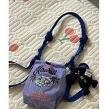 Embroidered Eco-friendly Hawaiian Vacation Mini Bag Tote Bag