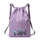 Embroidered Folding Backpack Casual Bag Waterproof Bundle