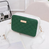 Embroidered Messenger Bags Printing PU Leather Shoulder Bag For Women