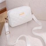 Embroidered Messenger Bags Printing PU Leather Shoulder Bag For Women