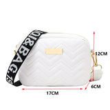 Embroidered Messenger Bags Printing PU Leather Shoulder Crossbody Bag for Women