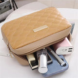Embroidered Messenger Bag PU Leather Shoulder Crossbody Large Capacity Women