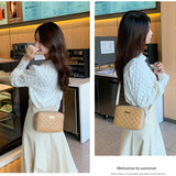 Embroidered Messenger Bags Printing PU Leather Shoulder Crossbody Bag for Women