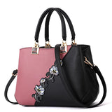 Embroidered Messenger Bags Women Leather Handbags Bags for Women