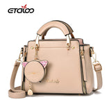Embroidered Messenger Bags Women Leather Handbags Bags for Women Main Ladies Han