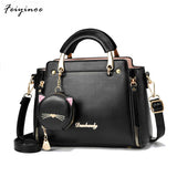Embroidered Messenger Bags Women Leather Handbags Bags for Women Main Ladies Han
