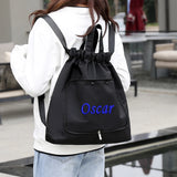Embroidered Name Light Swimming Storage Bag Waterproof Swimsuit Backpack