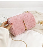 Embroidered Pillow Bag Ladies Small Handbag Mobile Phone Bag