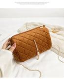 Embroidered Pillow Bag Ladies Small Handbag Mobile Phone Bag