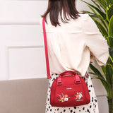 Embroidered Printed Bag Women Handbag Female Crossbody Messenger Bags
