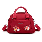Embroidered Printed Bag Women Handbag Female Crossbody Messenger Bags