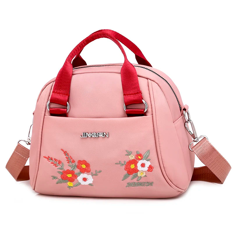 Embroidered Printed Bag Women Handbag Female Crossbody Messenger Bags