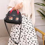 Embroidered Printed Bag Women Handbag Female Crossbody Messenger Bags