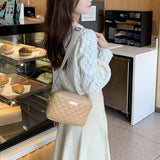 Embroidered Printing Messenger Bags PU Leather Shoulder Crossbody Bag for Women