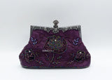 Vintage Beaded Evening Clutch Bags Diamond Sequined Handbag Bride Purses