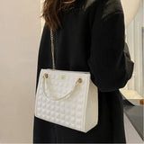 Embroidered Wire Lingge Large Bag Women's Large Capacity Tote Bag