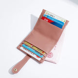 Embroidered Card Bag Women's Short Wallet Mini Zero Wallet