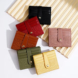 Embroidered Card Bag Women's Short Wallet Mini Zero Wallet